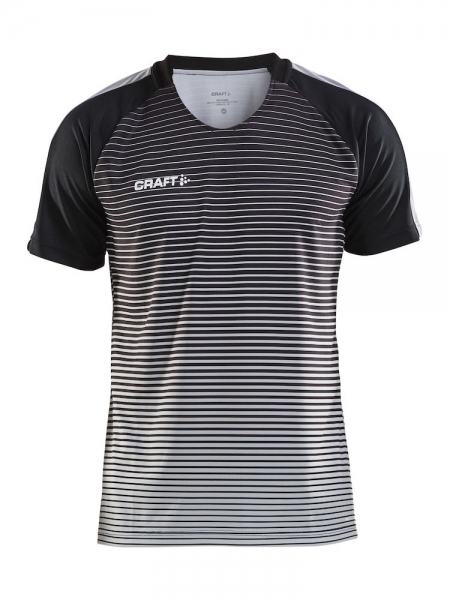 Kinder Craft Pro Control Stripe Trikot - Schwarz/Weiß